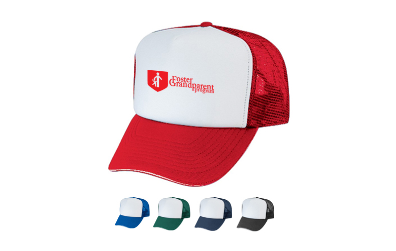 2 Tone Retro Style Cap With Mesh Back 2 Tone Retro Style Cap With Mesh Back